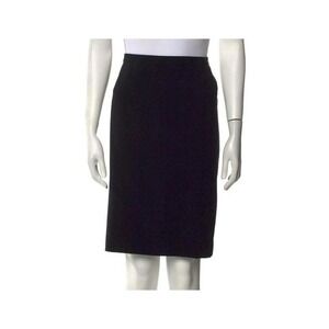 Tom Ford Black Wool Skirt US 10 IT 46 – Zip Closure New with Tags $1280 Orig.